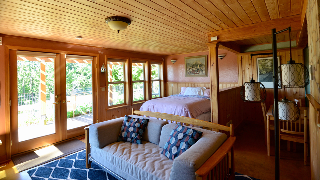 interior of a farm suite